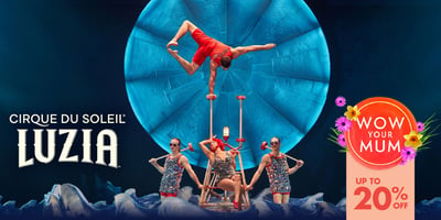 [VIC, NSW, WA & QLD, SAVE 20-25%] Cirque Du Soleil - LUZIA